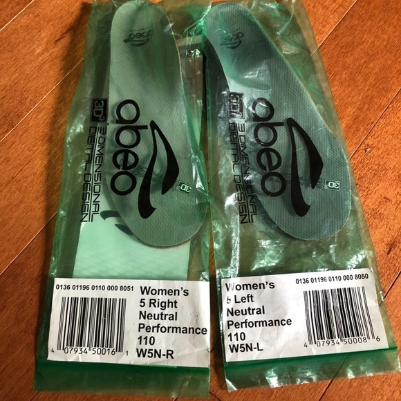 NEW Women's Abeo Insoles - size 5 - Neutral Performance -Walking Company - Picture 2 of 3